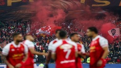 برتری یک گله پرسپولیس برابر فولاد در نیمه نخست