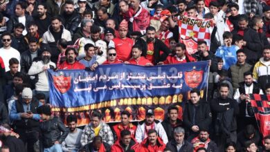 بنر خاص هواداران: در اصفهان پرسپولیسی هستیم!