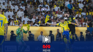 درگیری شدید بازیکنان الاتحاد و النصر پس از سوت پایان بازی