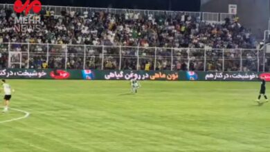 جیمی جامپ خردسال در بازی خیبر – پرسپولیس!
