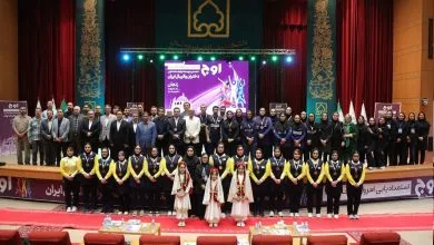 «اوج» ۱۴۰۵ در زنجان به پایان رسید/ اختتامیه‌ای شکوهمند برای جشنواره دختران والیبال ایران